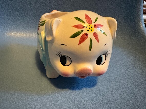 Vintage Relpo 7107 Piggy Bank & Planter 1965 Samson Import