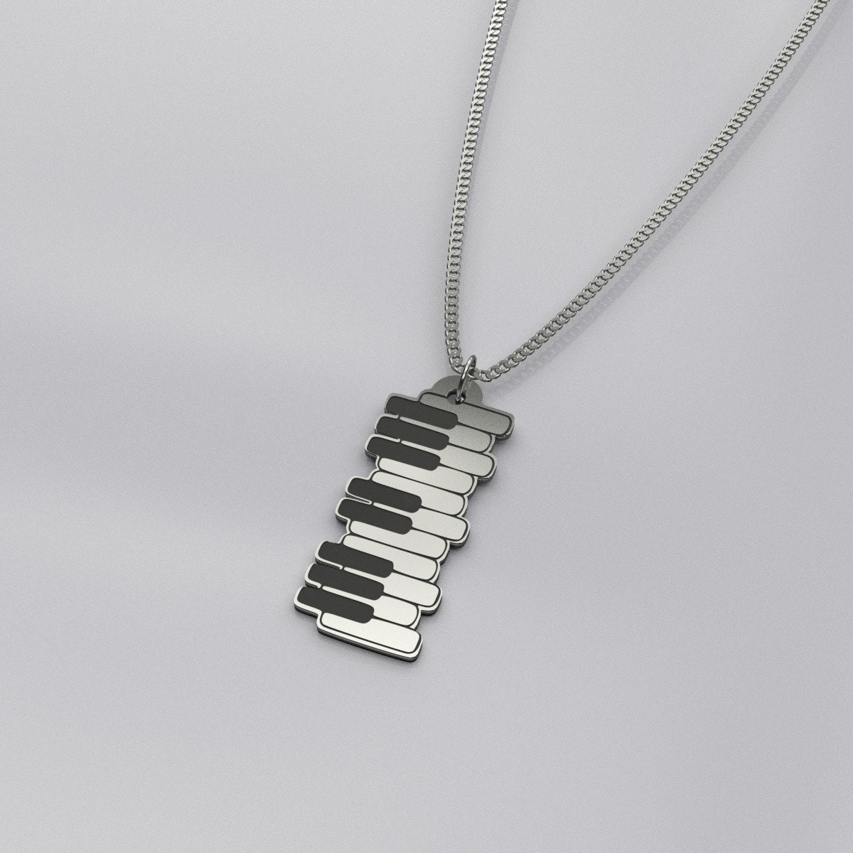 Piano keys necklace makes the ideal pendant charm gift for a Etsy