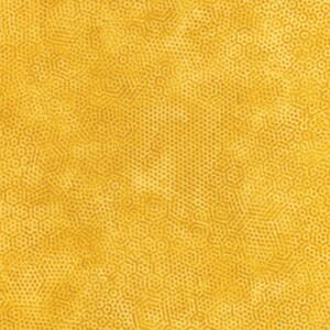 Könnte beinhalten: Ein gelber Hintergrund mit einem dezenten Muster aus überlappenden Sechsecken.