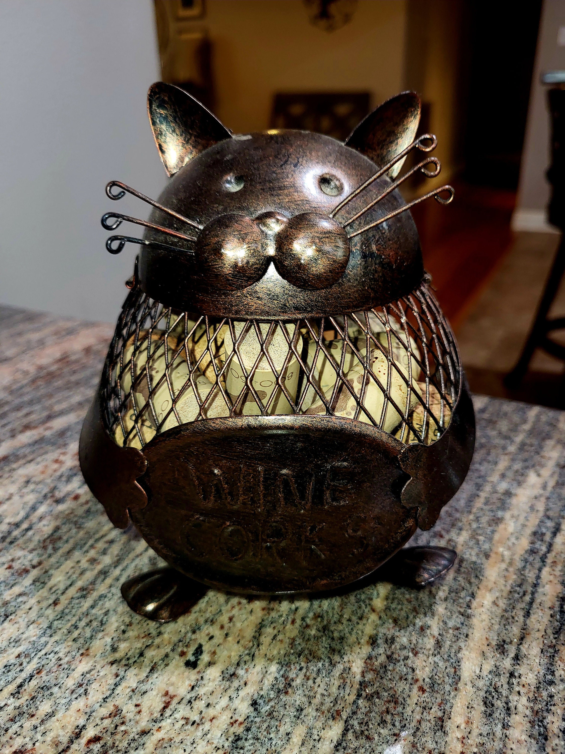 Cat cork holder sale
