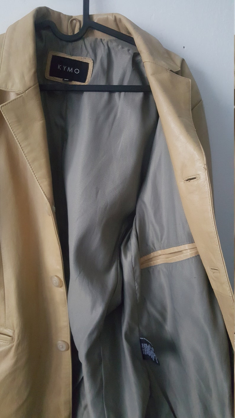 Ivory Leather Jacket