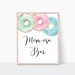Donut Momosa Bar Sign Printable Mom-osa Bar Sign Baby Shower - Etsy