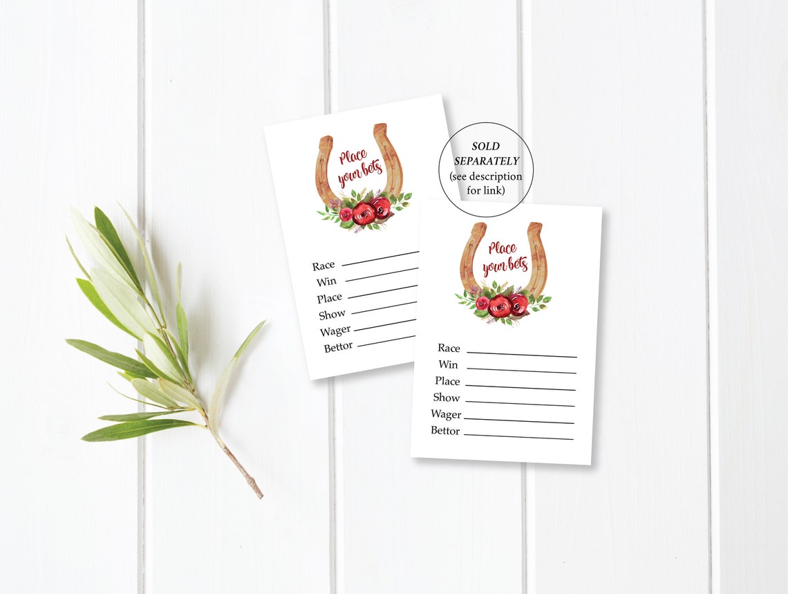 Kentucky Derby Party Welcome Sign Printable Derby Birthday - Etsy