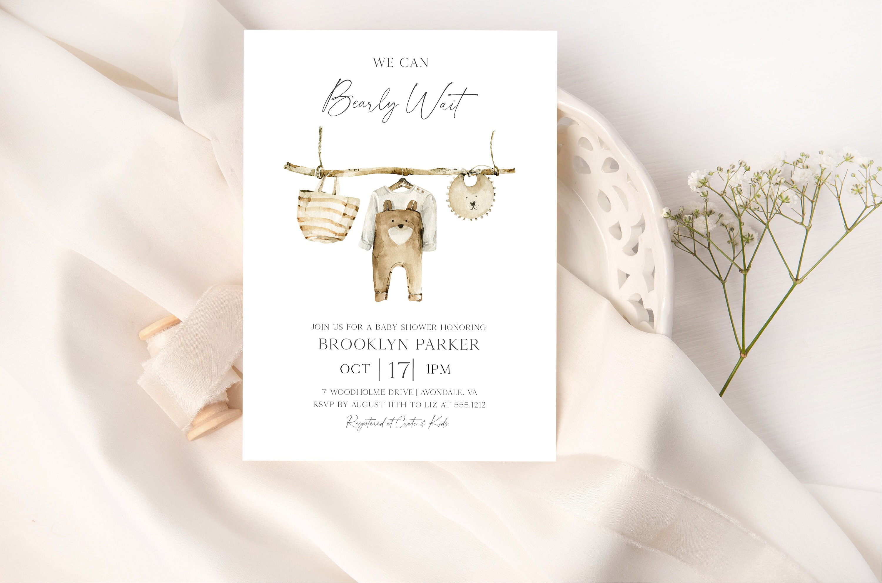 Editable Boy Baby Shower Invitation Boho Baby Shower Etsy