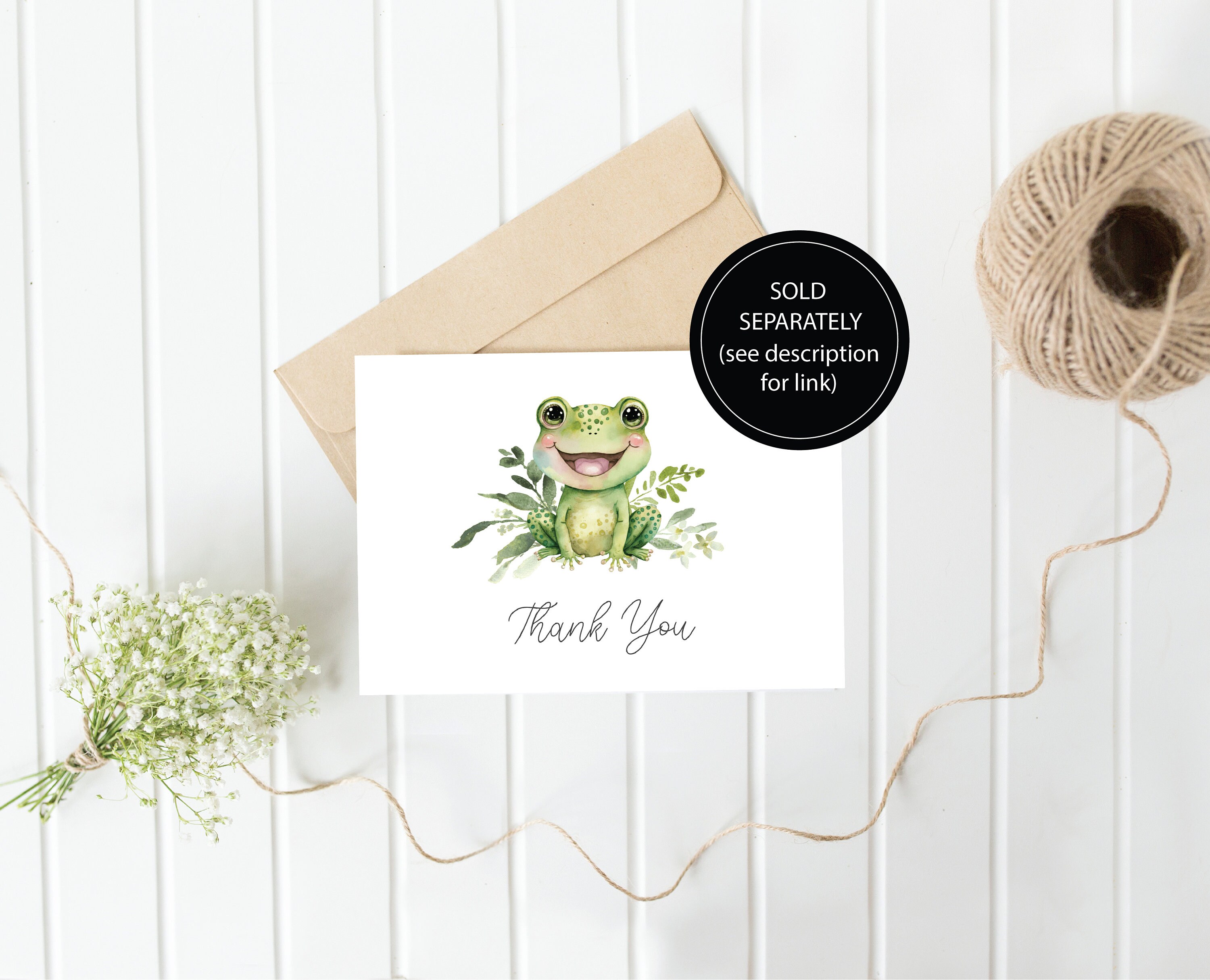 Frog Invite Frog Birthday Party Invitation, Gender Neutral Frog Birthday Invitation ...