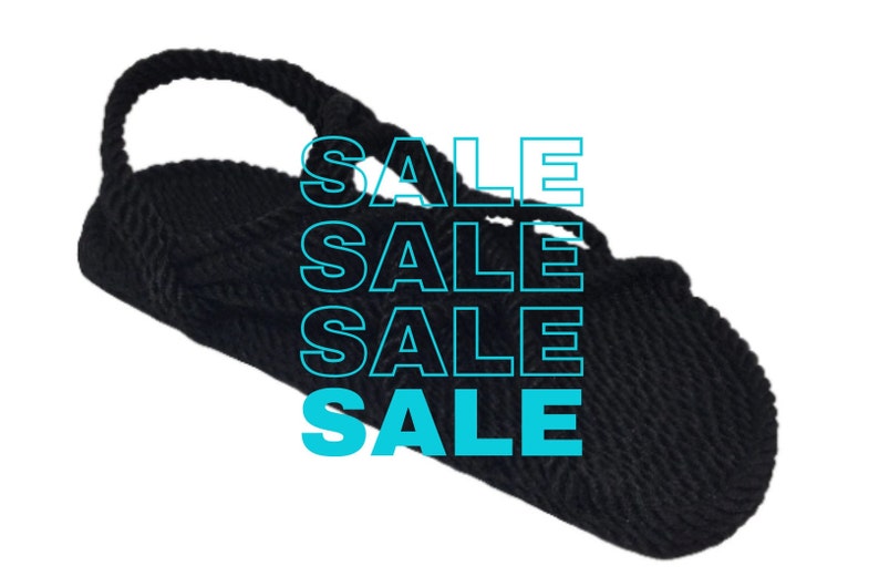 HIPPÖ Rope Sandals - Black 