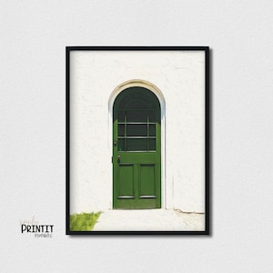 Wall Art, PRINTABLE Sage Green Cottage Door Print, Farmhouse Wall Art