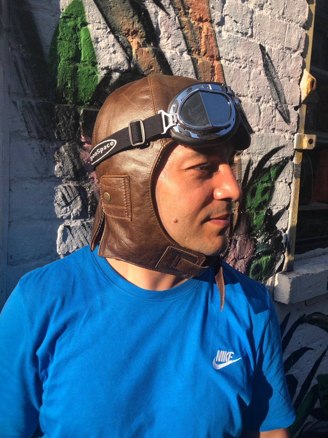 Pilot Goggles Leather Pilot Cap Buy Leather Flying Hats/ Aviator