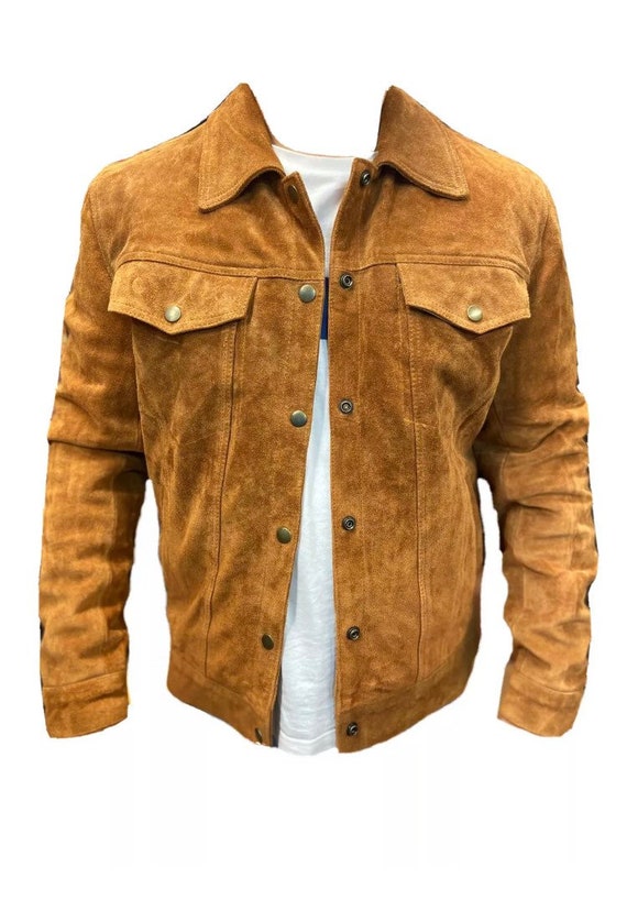 trucker jacket tan