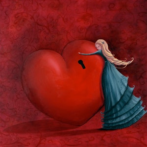 Desires of the Heart giclee print medium