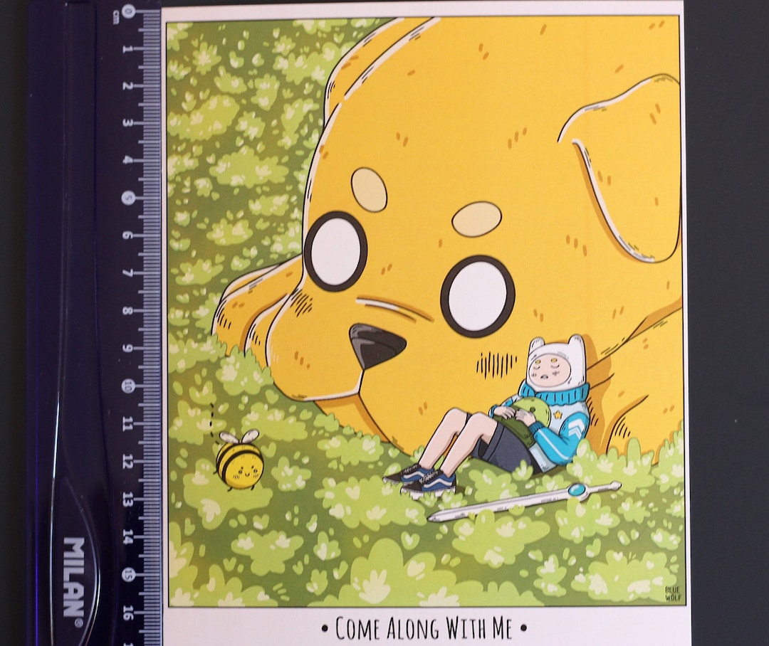 1080px x 908px - Adventure Time Finn the Human and Jake the Dog Print / Hora De - Etsy