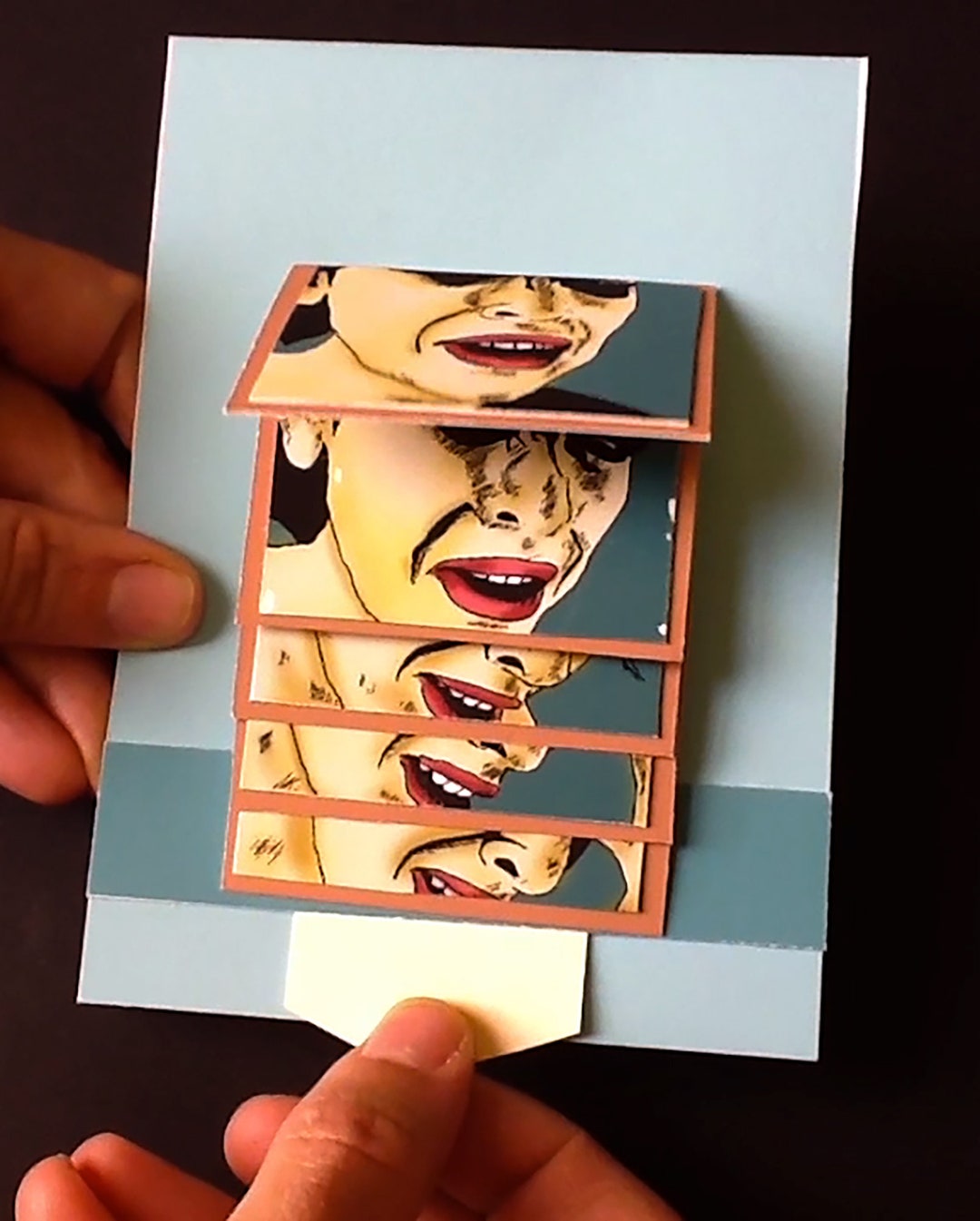 People Crying (an Open-edition Handmade Waterfall Card) - Etsy