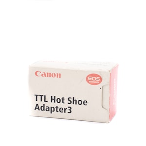 Canon TTL Hot Shoe Adapter 3 new in box ( only for EOS film )