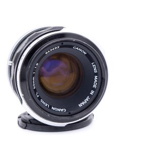 Canon Objektiv FL 50 mm 1,8 im Jahr 1964 auf den Markt gebracht für Canon FX, FP, FT QL, Pellix, Tl