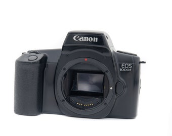 Canon EOS 1000F SLR film camera. Autofocus 35mm film camera from 1990 also known as Canon Rebel S