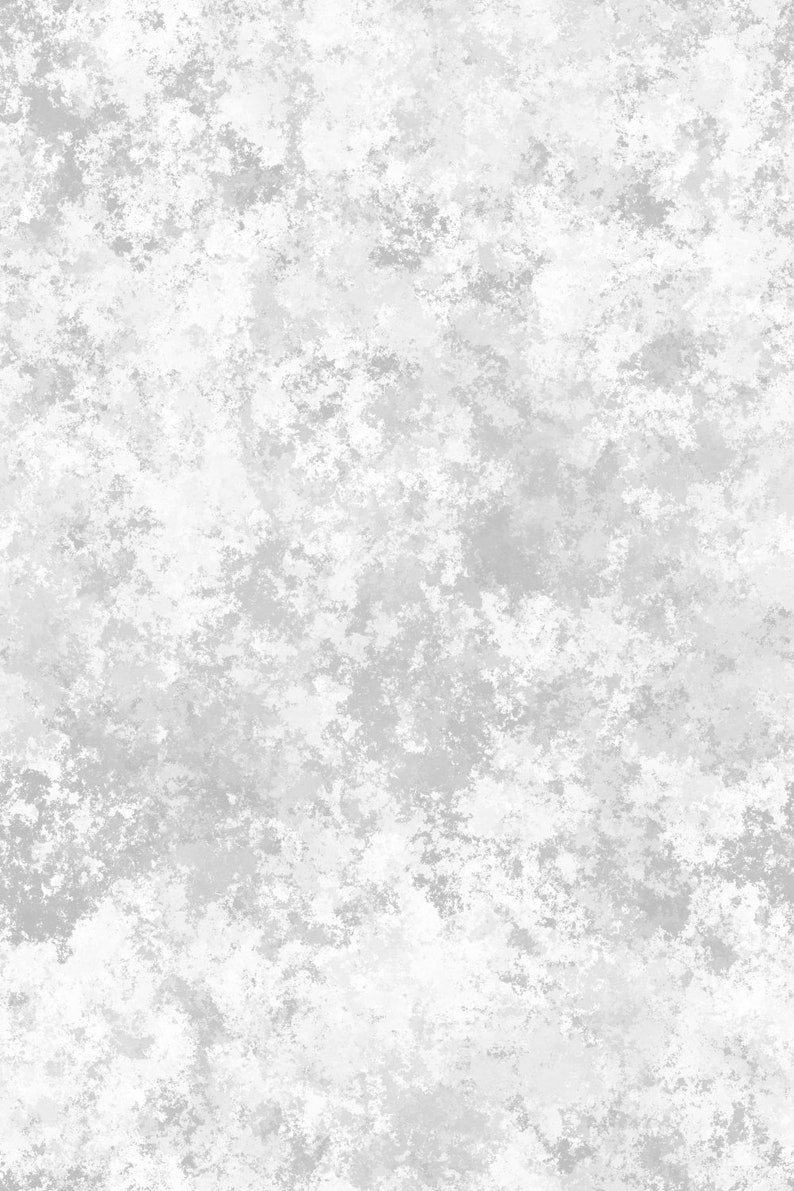 May include: A white background with a subtle gray speckled pattern.
