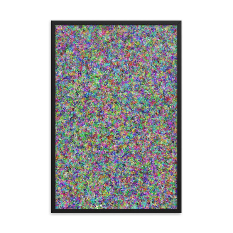 Random Walker Algorithm Art Print Poster - Etsy