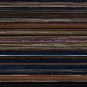 May include: Abstract digital art featuring a pattern of horizontal lines in shades of brown, blue, and green.