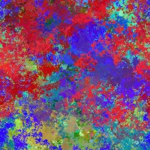 Konsttryck med algoritmen Random Walker - Optimus Prime