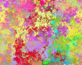 Random Walker Algorithm Art Print Poster - Spring