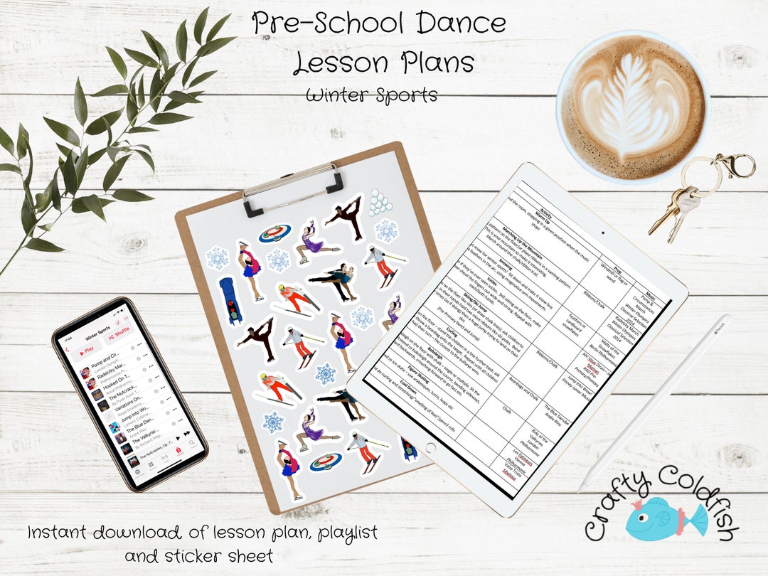 Dance Lesson Plan Examples Eyfs Winter Sports Ballet Lesson Plan – Preschool Dance Curriculum (PDF) - Etsy