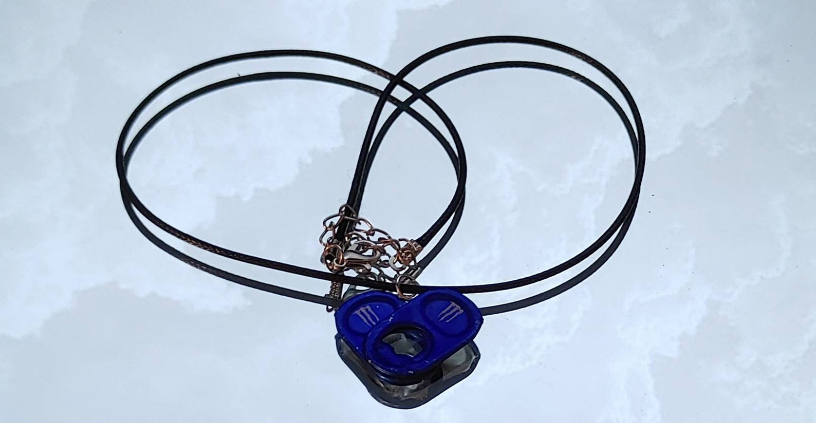 Monster Can Tab Heart Necklace Etsy