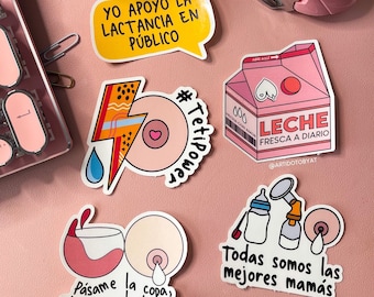 BREASTFEEDING STICKERS | Lactancia Materna | Teti Power | Mama | Mother