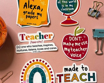 Teacher Day Stickers | maestra | Día del maestro | School | escuela