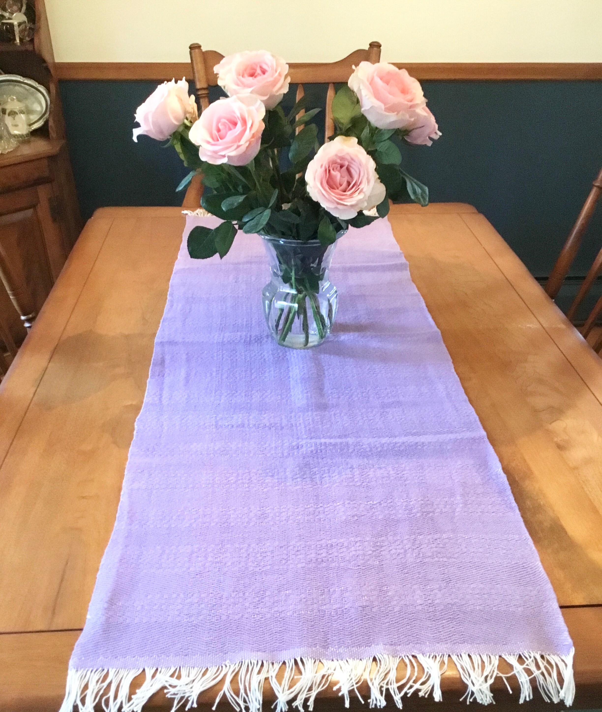 Lilac Table Runner Etsy