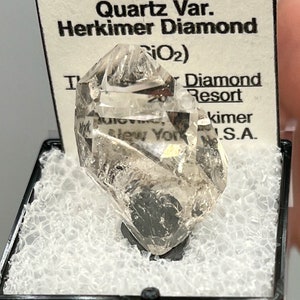 6.55 g Herkimer Diamond Gem with Perfect Clarity, Sharp Termination
