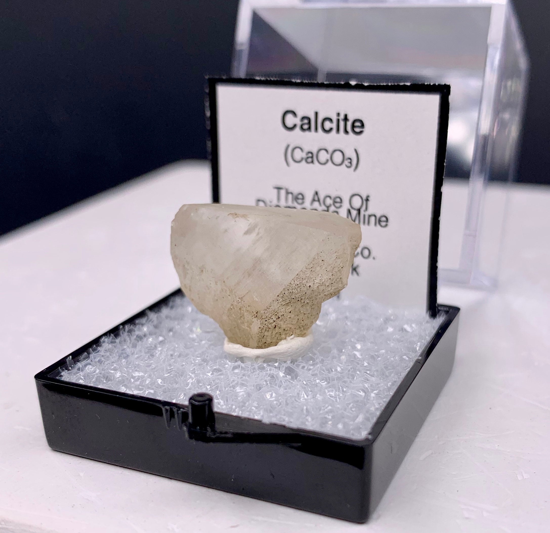 3.50 g Colorless Herkimer Calcite Crystal Cool Etched | Etsy