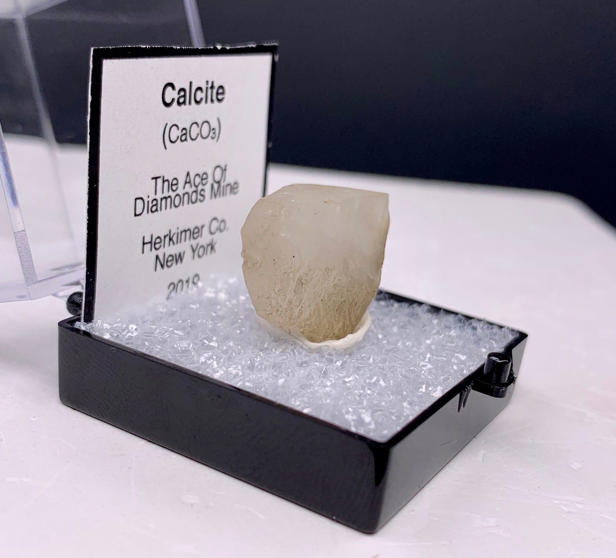 3.50 g Colorless Herkimer Calcite Crystal Cool Etched | Etsy