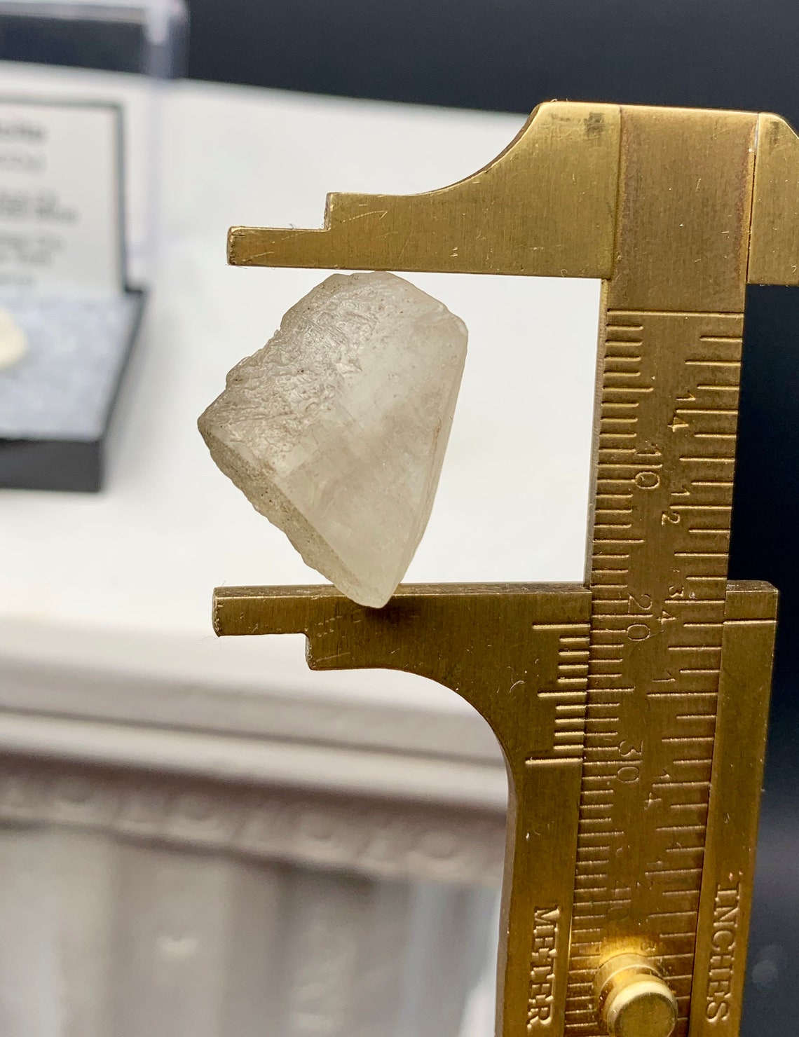 3.50 g Colorless Herkimer Calcite Crystal Cool Etched | Etsy