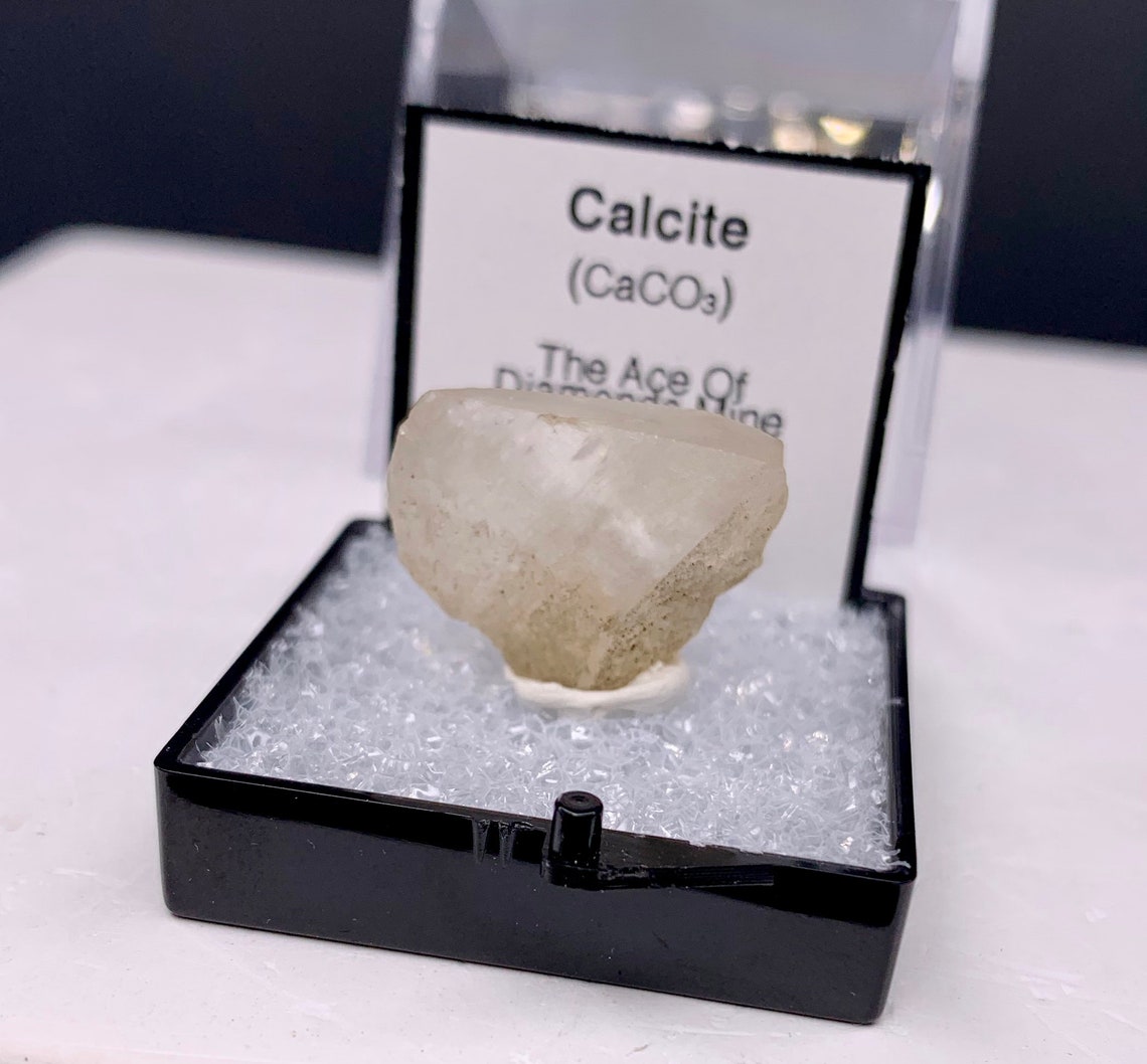 3.50 g Colorless Herkimer Calcite Crystal Cool Etched | Etsy