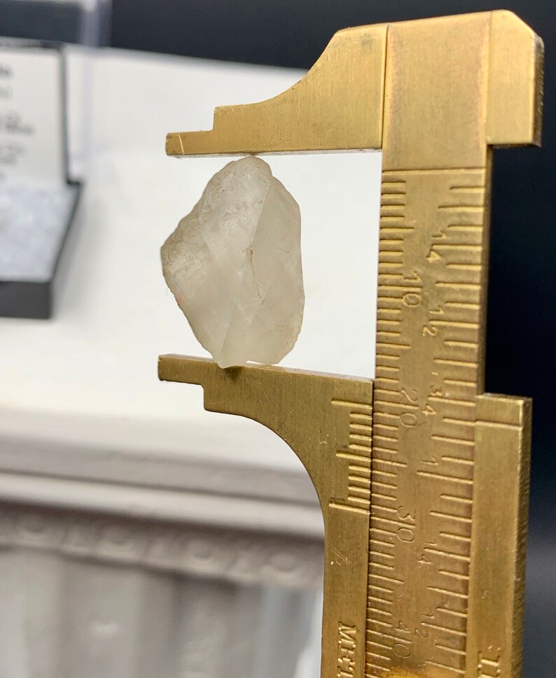 3.50 g Colorless Herkimer Calcite Crystal Cool Etched | Etsy