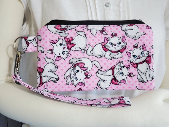 Loungefly Disney Aristocats Floral Cosmetic Bag Pencil Pouch Marie