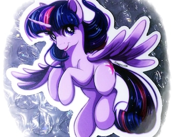 TWILIGHT SPARKLE Clear Stickers [ MLP | My Little Pony | Alicorn | Princess Twilight | Transparent ]