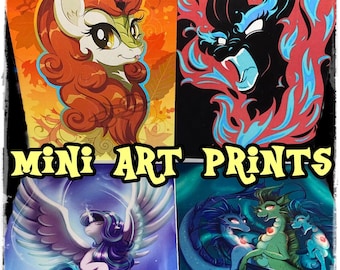 Mini-DRUKI ARTYSTYCZNE MLP w obniżonej cenie (Ilustracje mojego autorstwa!) | My Little Pony | Equestria Girls