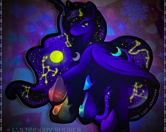 PRINCESS LUNA Magic FX Holographic Sticker | mlp | My Little Pony
