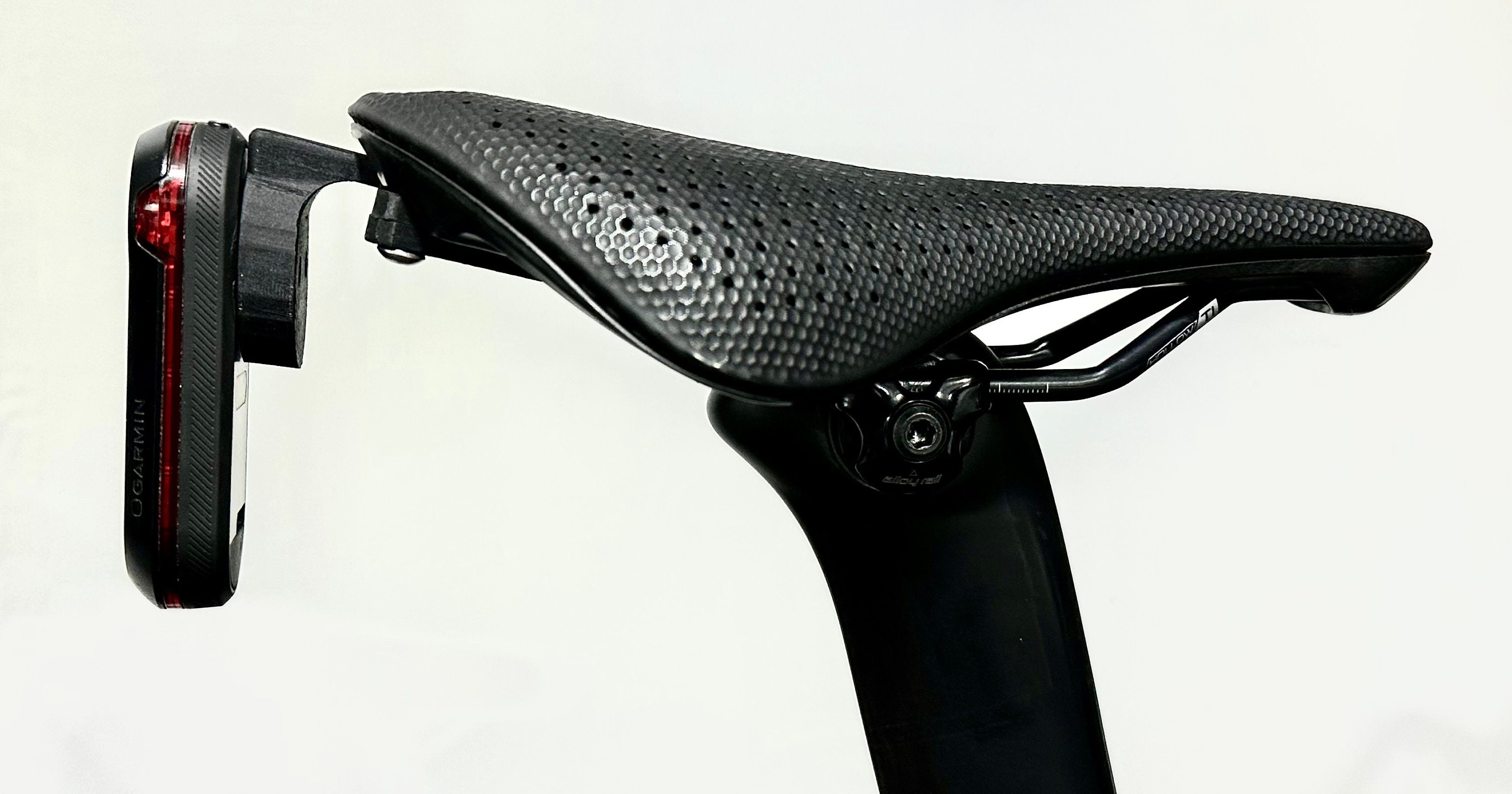 Soporte Para Bicicleta Debajo Del Sillín - Impreso En 3D De Fibra De Carbono, Para GPS Y Luces