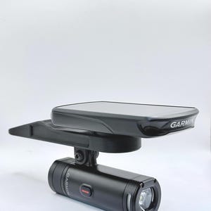 Canyon Apple AirTag Handlebar Mount for Garmin/Wahoo Computer with Light Attachment