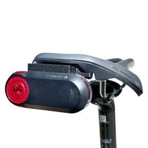 Garmin Varia (Horizontal) Saddle Mount for Specialized/S-Works, Pinarello Most, and Sella Italia Saddles. Made in USA.