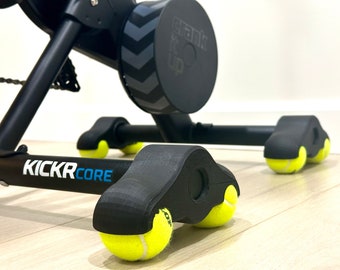 Indoor Turbo Trainer Rocker Feet with Tennis Balls