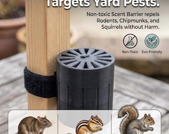 Patio Shield for Rodent, Chipmunk, Squirrel Repellent (Weatherproof)