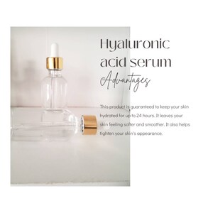 Hyaluronic acid serum