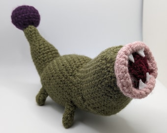 Lethal Company Inspired Spore Lizard Crochet Pattern
