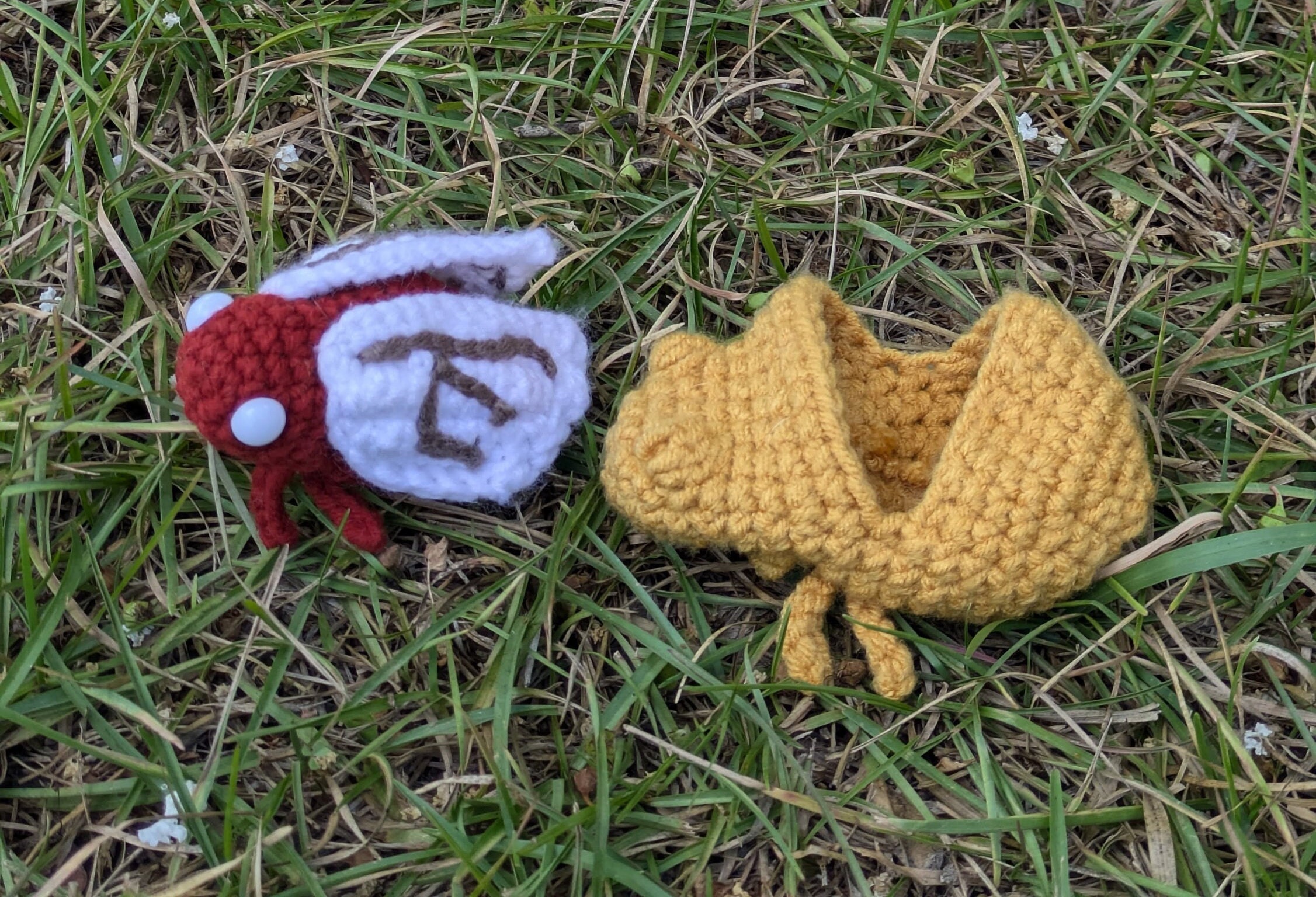 Cicada Crochet Pattern With Nymph Shell Accessory - Etsy