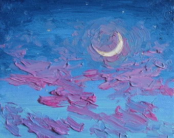 Celestial Dream 10"x8" Original Oil Painting by Jennet Norman