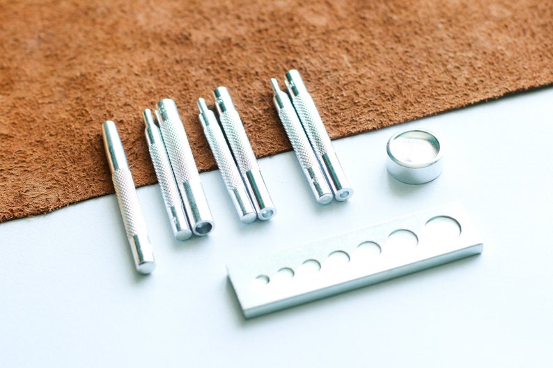 Snap Button Installation Tool Set Leather DIY Tool Etsy