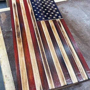 American Flag Bookcase Decor image 8